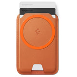 Portofel Spigen Valentinus Wallet MagFit+ (AFA11340), portocaliu