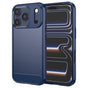 Husa pentru iPhone 17 Pro, Techsuit Carbon Silicone, albastru
