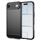 Husa pentru iPhone 17 Air, Techsuit Carbon Silicone, albastru