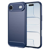 Husa pentru iPhone 17 Air, Techsuit Carbon Silicone, albastru