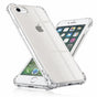 Husa pentru iPhone SE 2, SE 2020, Techsuit Shockproof Clear Silicone, transparenta