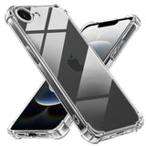 Husa pentru iPhone 16e, Techsuit Shockproof Clear Silicone, transparenta