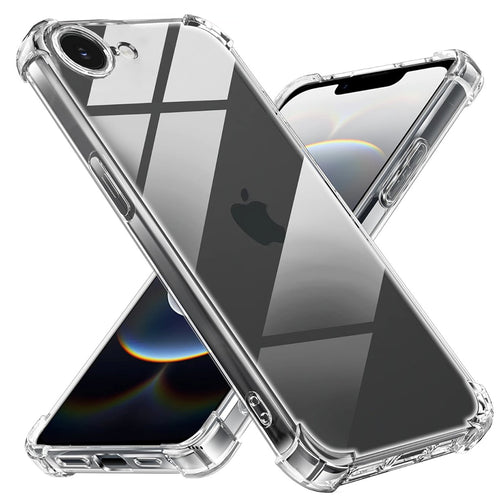 Husa pentru iPhone 16e, Techsuit Shockproof Clear Silicone, transparenta