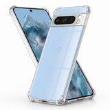 Husa pentru Google Pixel 8 Pro, Techsuit Shockproof Clear Silicone, transparenta