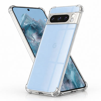 Husa pentru Google Pixel 8 Pro, Techsuit Shockproof Clear Silicone, transparenta