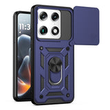 Husa pentru Motorola Signature, Techsuit CamShield Series, albastru