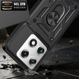 Husa pentru Motorola Signature, Techsuit CamShield Series, albastru