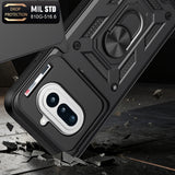 Husa pentru Nothing Phone (4a), Techsuit CamShield Series, albastru
