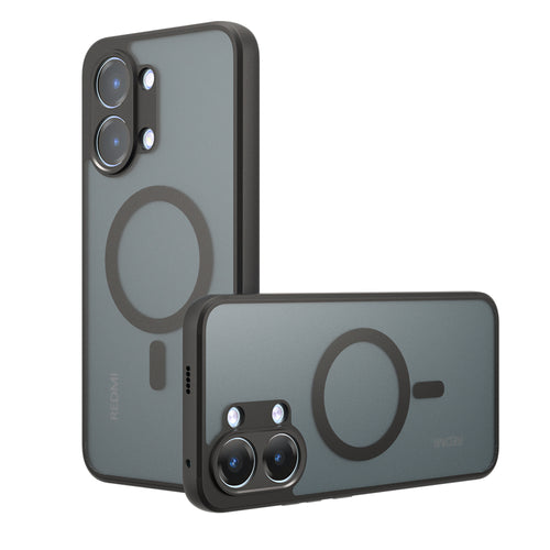 Husa pentru Xiaomi POCO X8 Pro Max, Techsuit PureFrost MagSafe, negru frost