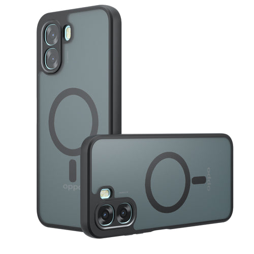 Husa pentru OPPO A6x 4G, Techsuit PureFrost MagSafe, negru frost