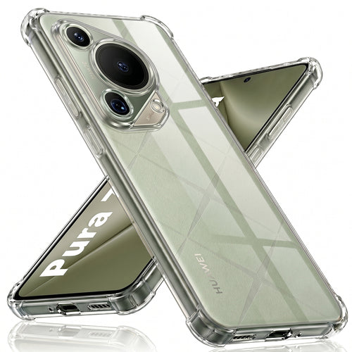 Husa pentru Huawei Pura 70 Ultra, Techsuit Shockproof Clear Silicone, transparenta