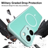 Husa pentru Xiaomi POCO X8 Pro Max, Techsuit HaloFrost II MagSafe, verde menta