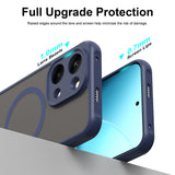 Husa pentru Xiaomi POCO X8 Pro Max, Techsuit HaloFrost II MagSafe, bleumarin