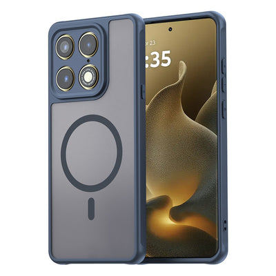 Husa pentru Motorola Signature, Techsuit HaloFrost II MagSafe, bleumarin