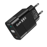 Incarcator retea Techsuit GaNeXus (CHPD131), GaN, USB, Type-C, Incarcare rapida, 33W, alb