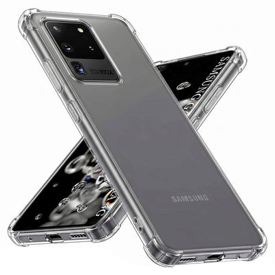 Husa pentru Samsung Galaxy S20 Ultra 5G, Techsuit Shockproof Clear Silicone, transparenta