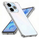 Husa pentru Infinix Hot 40i, Techsuit Shockproof Clear Silicone, transparenta