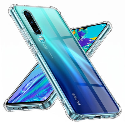 Husa pentru Huawei P30, Techsuit Shockproof Clear Silicone, transparenta