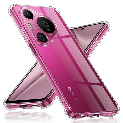 Husa pentru Huawei Pura 70, Techsuit Shockproof Clear Silicone, transparenta