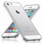 Husa pentru iPhone 5/ 5s/ SE, Techsuit Shockproof Clear Silicone, transparenta