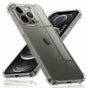 Husa pentru iPhone 12 Pro, Techsuit Shockproof Clear Silicone, transparenta