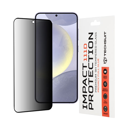 Folie de protectie pentru Samsung Galaxy S24 Plus, Techsuit 111D Privacy Full Glue