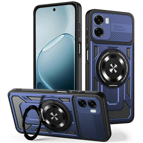 Husa pentru OPPO A6x 4G, Techsuit RuggedCam, albastru