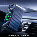 Suport auto Lisen cu Incarcare Wireless (YL0225070006), Magnetic, pentru Grila ventilatie & Smooth Surface, Universal, 15W, negru
