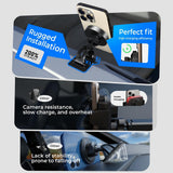 Suport auto Lisen cu Incarcare Wireless (YL0225070006), Magnetic, pentru Grila ventilatie & Smooth Surface, Universal, 15W, negru