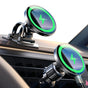 Suport auto Lisen cu Incarcare Wireless (YL0225070006), Magnetic, pentru Grila ventilatie & Smooth Surface, Universal, 15W, negru