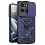 Husa pentru Motorola Edge 70 Fusion, Techsuit CamShield Series, albastru