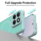 Husa pentru Motorola Edge 70 Fusion, Techsuit HaloFrost II MagSafe, verde menta
