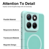 Husa pentru Motorola Edge 70 Fusion, Techsuit HaloFrost II MagSafe, verde menta