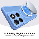 Husa pentru Motorola Edge 70 Fusion, Techsuit HaloFrost II MagSafe, albastru