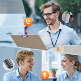 Casca Bluetooth Techsuit Voicera (CB3), Bluetooth 5.1, Hands-Free, Anulare zgomot Microfon, 50h Talk Time, negru