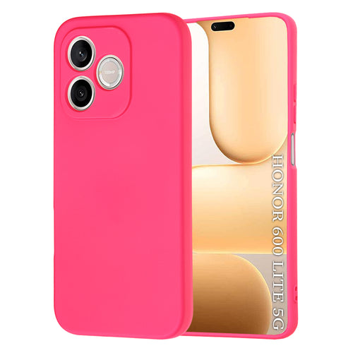 Husa pentru Honor 600 Lite, Techsuit SoftFlex, fucsia