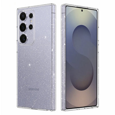 Husa pentru Samsung Galaxy S25 Ultra, Techsuit SparkleSkin Series, transparenta