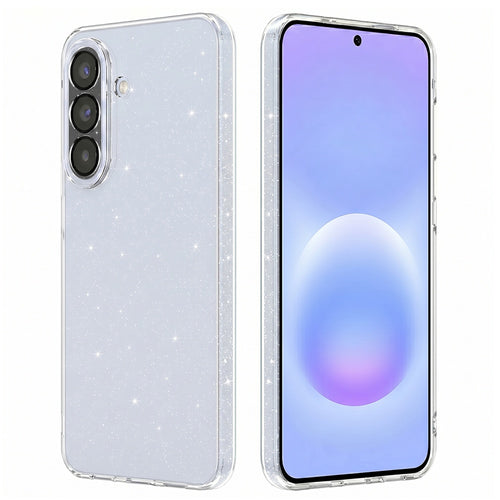 Husa pentru Samsung Galaxy A57 5G, Techsuit SparkleSkin Series, transparenta