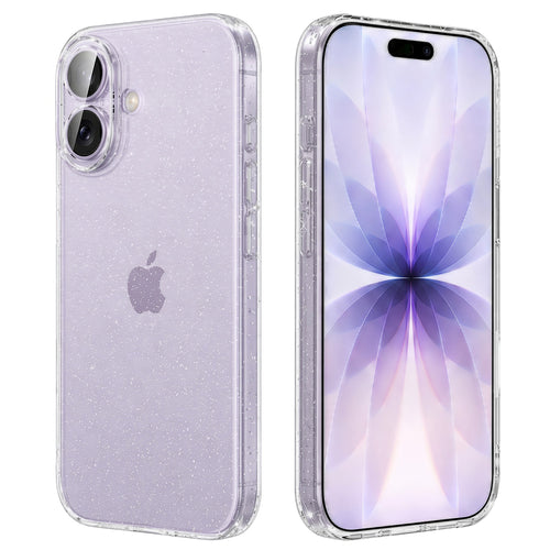 Husa pentru iPhone 17, Techsuit SparkleSkin Series, transparenta