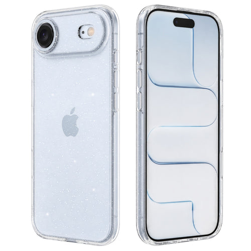 Husa pentru iPhone 17 Air, Techsuit SparkleSkin Series, transparenta