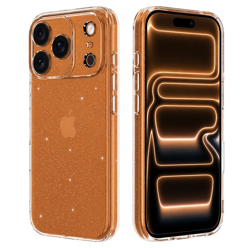 Husa pentru iPhone 17 Pro Max, Techsuit SparkleSkin Series, transparenta
