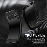 Husa pentru Nothing Phone (4a), Techsuit Carbon Silicone, negru