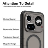 Husa pentru Nothing Phone (4a) Pro, Techsuit HaloFrost II MagSafe, negru