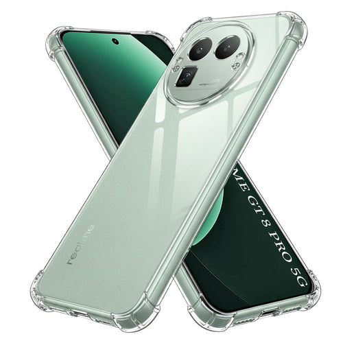Husa pentru Realme GT 8 Pro, Techsuit Shockproof Clear Silicone [Round Camera Cutout], transparenta