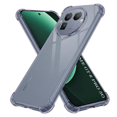 Husa pentru Realme GT 8 Pro, Techsuit Shockproof Clear Silicone [Round Camera Cutout], fumuriu