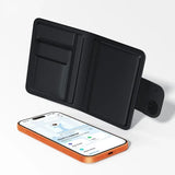 Dispozitiv anti-pierdere Acefast Smart Passport Cover (S6), Apple Find My, Integrat Tracker, Slim Design, PU Piele, negru