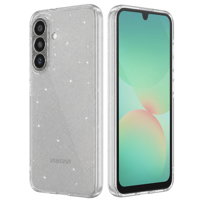 Husa pentru Samsung Galaxy A26 5G, Techsuit SparkleSkin Series, transparenta
