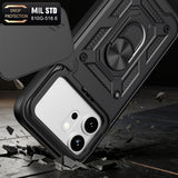 Husa pentru Honor 600, Techsuit CamShield Series, albastru