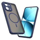 Husa pentru Xiaomi POCO X8 Pro Max, Techsuit HaloFrost II MagSafe, bleumarin