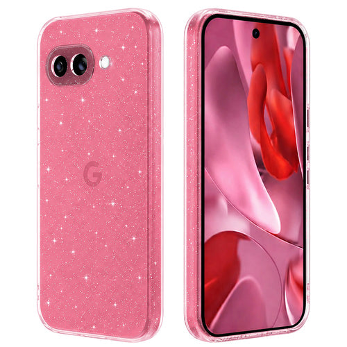 Husa pentru Google Pixel 9a, Techsuit SparkleSkin Series, transparenta